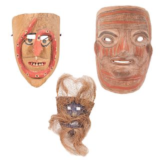 Mexican Parade Masks, Deaccessioned from the Children's Museum of Indianapolis