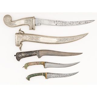 Four Afghan Choora Knives