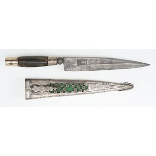 Spanish Silver Mounted Knife
