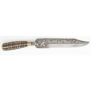 18th Century Italian Bowie-Type Knife