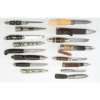 Lot of Eight Scandinavian Knives