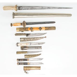 Lot of Six Chinese and Tibetan Weapons