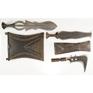 Lot of Congolese Edged Weapons