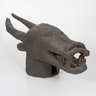 Senufo Kponyungo, Firespitter Helmet Mask, Sold to benefit the Acquisitions Fund of the Berea College Art Collection
