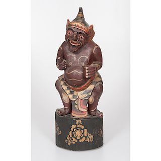 Carved Indonesian Kris Stand