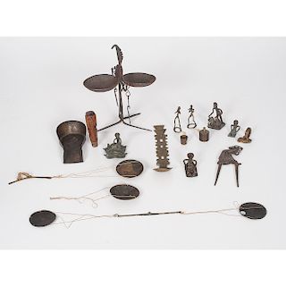 An Assortment of Benin Bronze Trinkets