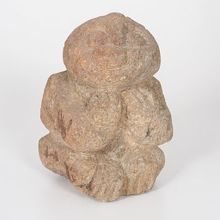 African Carved Stone Figure, Sold to benefit the Acquisitions Fund of the Berea College Art Collection