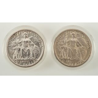 United States California Pacific International Exposition Commemorative Half Dollars 1935-S, Lot of Two
