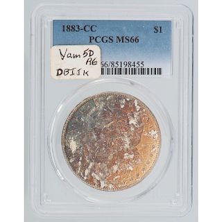 United States Morgan Silver Dollar 1883-CC, PCGS MS66