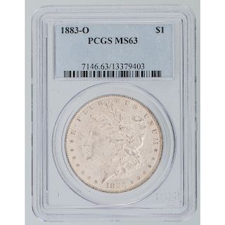 United States Morgan Silver Dollar 1883-O, PCGS MS63