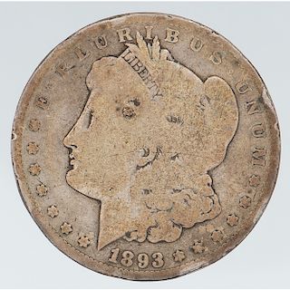 United States Morgan Silver Dollar 1893-CC
