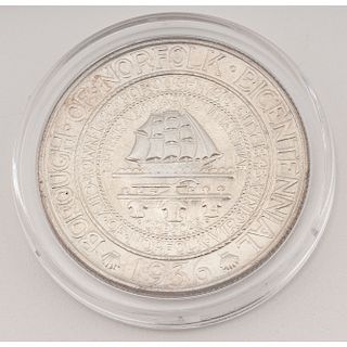 United States Norfolk, VA Bicentennial Commemorative Half Dollar 1936