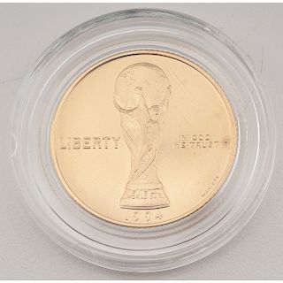 United States World Cup Tournament Commemorative Gold $5 1994-W