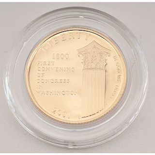United States Capitol Visitor Center $5 Gold 2001-W, Proof