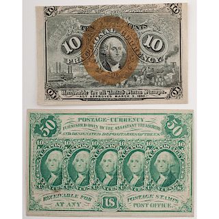United States Postage and Fractional Currency