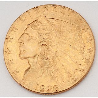United States Indian Head Quarter Eagle 1926