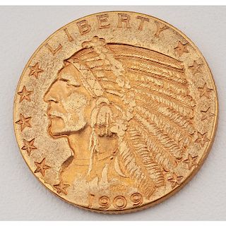United States Indian Head Half Eagle 1909-D
