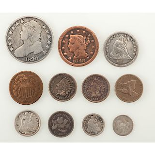 Assorted United States Coins, Lot of Eleven