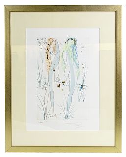 Salvador Dali Limited Edition Color Etching