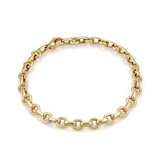 Tiffany & Co. 18k Yellow Gold Oval & Round Chain L