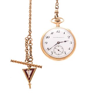 A Smith Patterson Company Pocket Watch in 14K