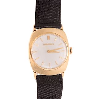 A Vintage Longines Wrist Watch in 14K