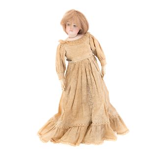 French bisque and kid body fashion doll