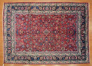 Persian Meshed rug, approx. 8.7 x 11.8