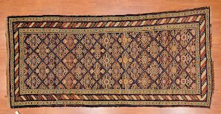 Antique Kurdish rug, approx. 3.11 x 8.10