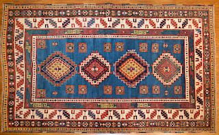 Antique Kazak rug, approx. 5 x 8.2