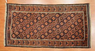 Antique Belouch rug, approx. 4.2 x 8