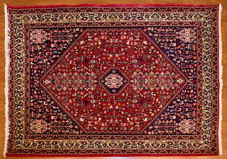 Persian Abadeh rug, approx. 5 x 6.5