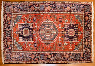 Persian Karaja rug, approx. 5 x 6.10