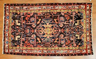 Persian Hamadan rug, approx. 5 x 8.7