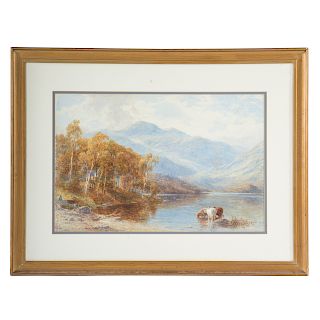S.G.William Roscoe. Landscape, watercolor