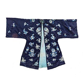 Chinese silk embroidered robe