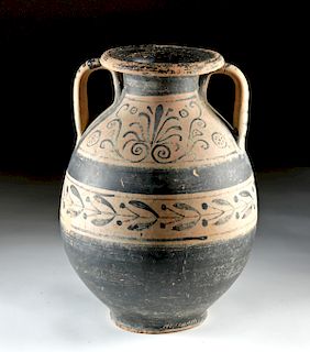 Large Greek Pottery Storage Vessel