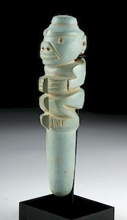 Superb Costa Rican Stone Figural Amulet - Monkey