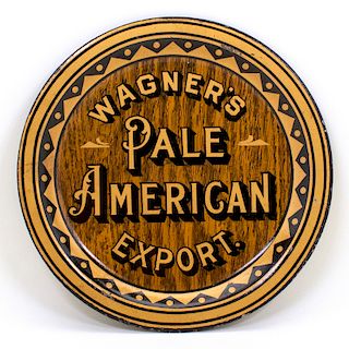 Wagners Pale American Export Tip Tray