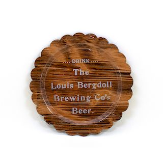 Louis Bergdoll Brewing Beer Tip Tray
