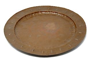 Glander Mission Hand Wrought Copper Tray