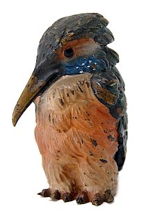 Cold Painted Vienna Bronze Bird