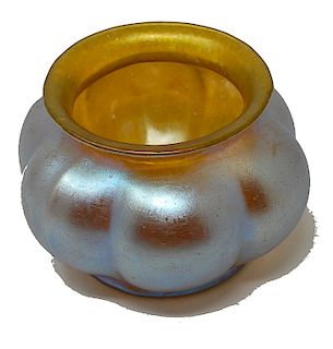Loetz Iridescent Art Glass Bowl