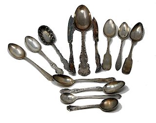 13 Misc. Sterling Silver Flatware Items Whiting