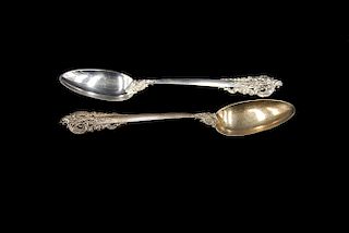Wallace Grande Baroque Sterling Silver Serving Spoons