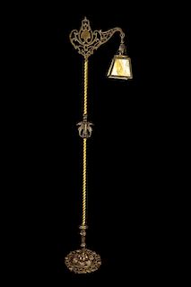 Bronze Lamp Caramel Shade
