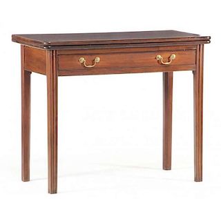New Enland Chippendale Game Table