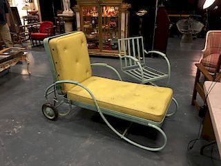 Vintage Lawn Chair And Chaise