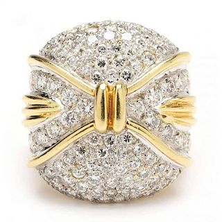 18KT Gold and Diamond Ring
