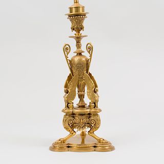 Victorian Brass Lamp
